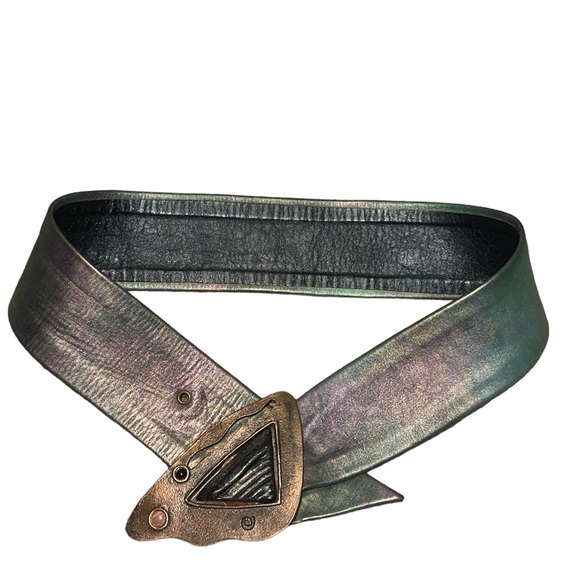 NINA GELARDI Vintage 80s Women’s Artisan Belt - Picture 4 of 7